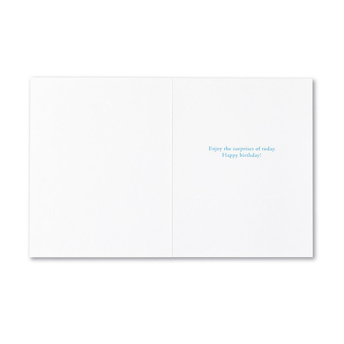 “Laughter Is A Gift Everyone Should Open.” —Gene Mitchener Birthday Card