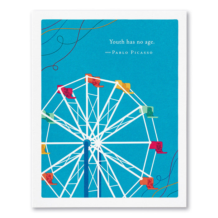 Youth Has No Age Birthday Card