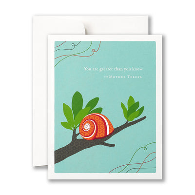 You Are Greater Than You Know Greeting Card
