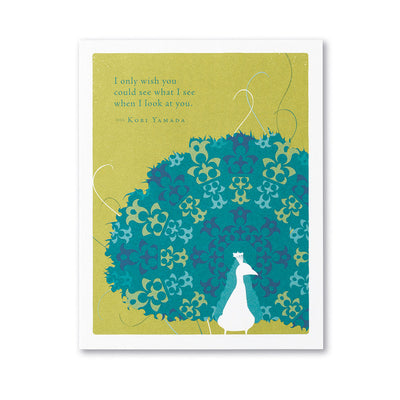 I Only Wish You Could See What I See Greeting Card