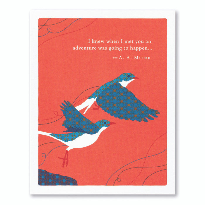 I Knew When I Met You Greeting Card