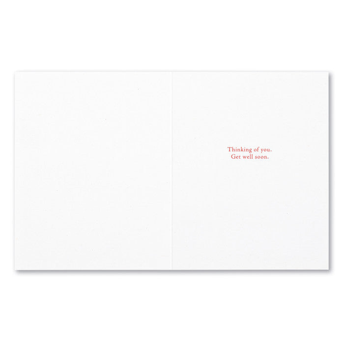 With The New Day Comes New Strength Get Well Greeting Card