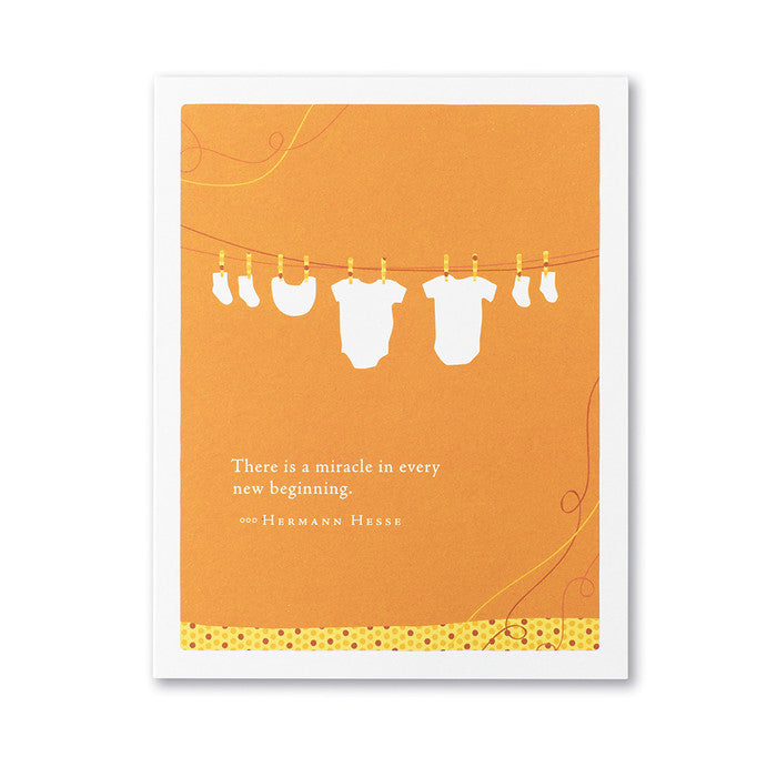 There Is A Miracle Greeting Card