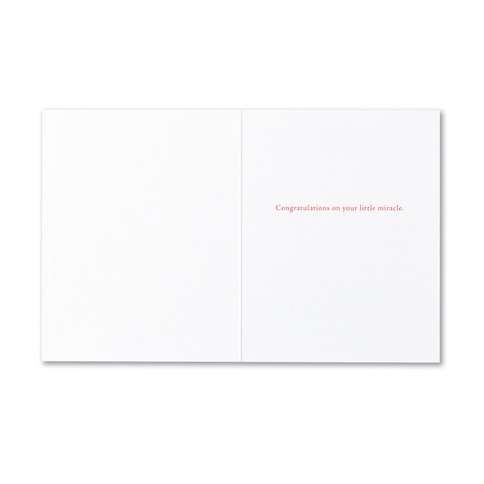 There Is A Miracle Greeting Card
