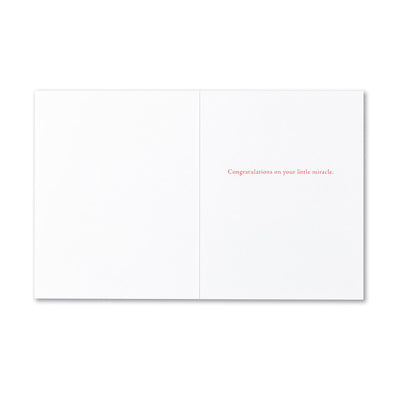 There Is A Miracle Greeting Card