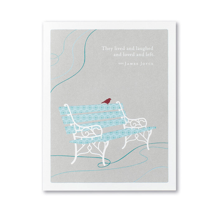 They Lived And Laughed Greeting Card