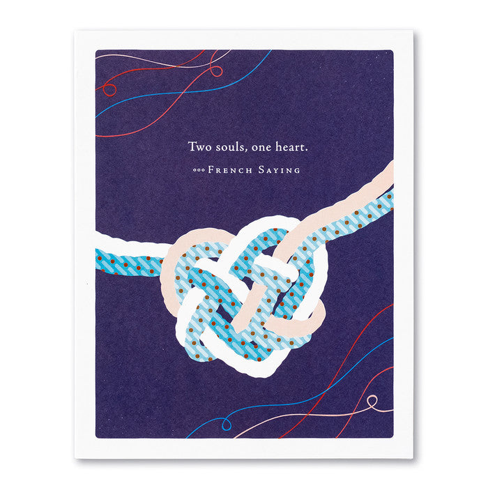 Two Souls One Heart Greeting Card
