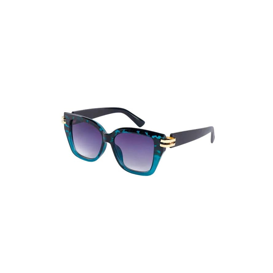 Philomena Sunglasses - Teal & Tortoiseshell