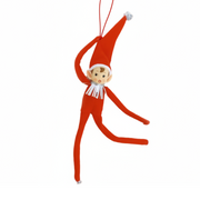 Elf Ornament - Red
