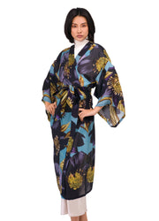 Hellebore Long Kimono Gown