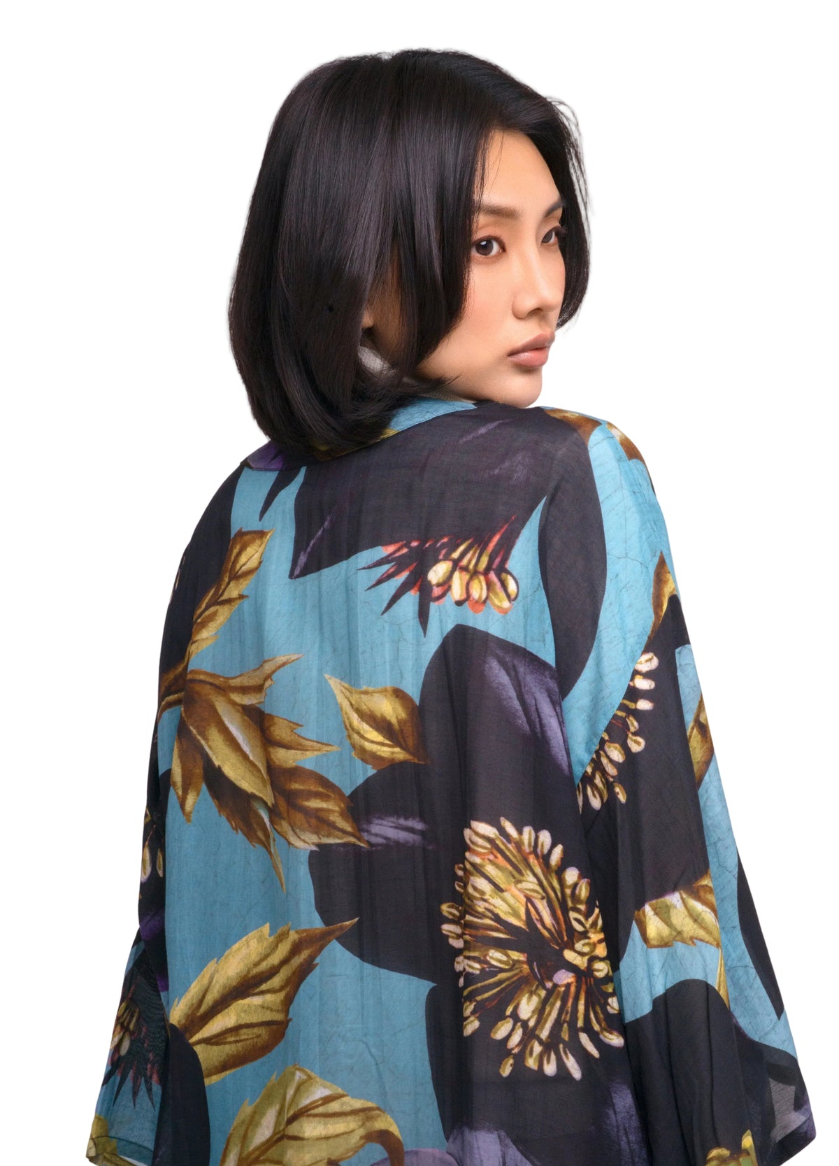 Hellebore Short Kimono Jacket