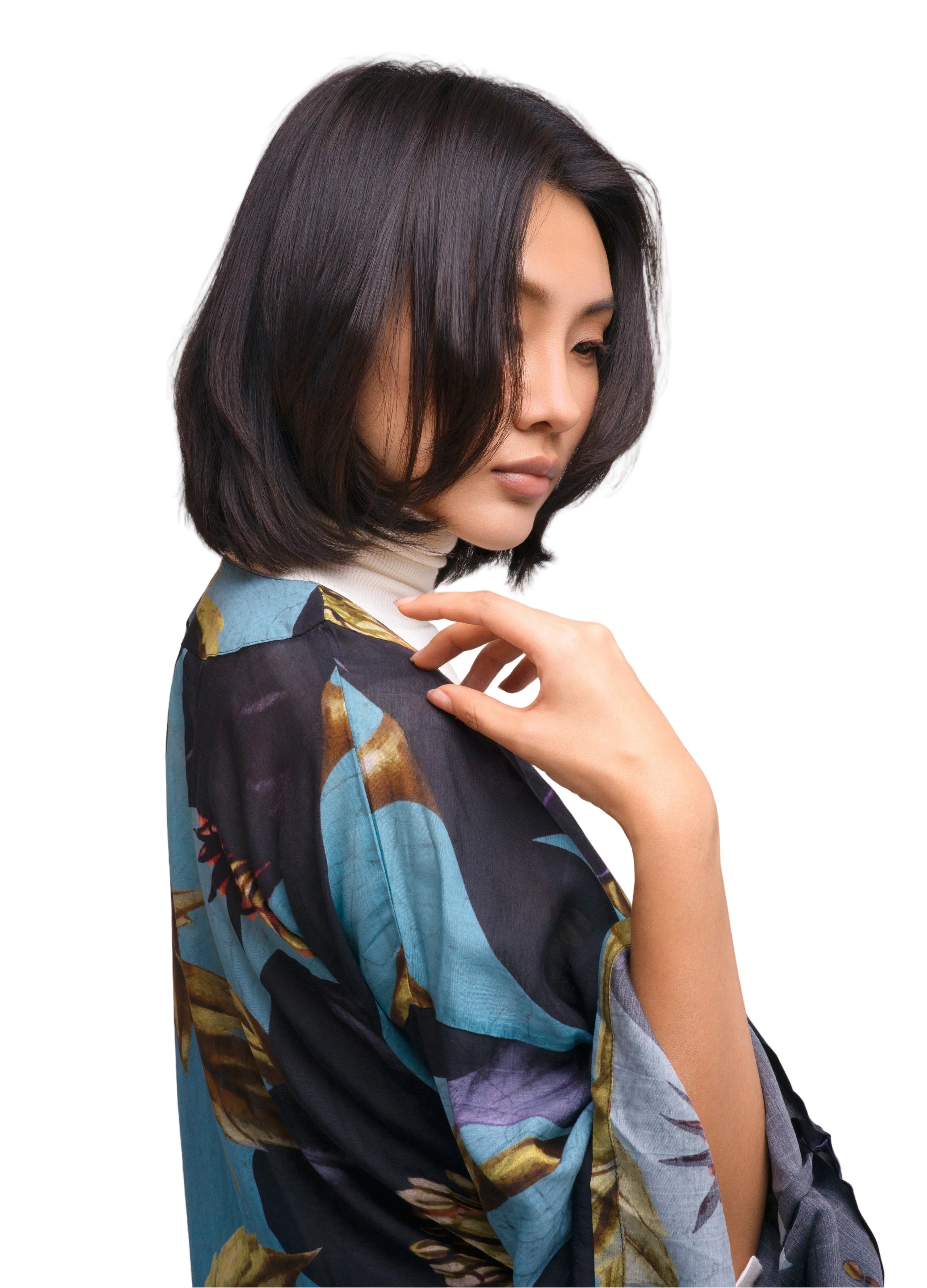 Hellebore Short Kimono Jacket