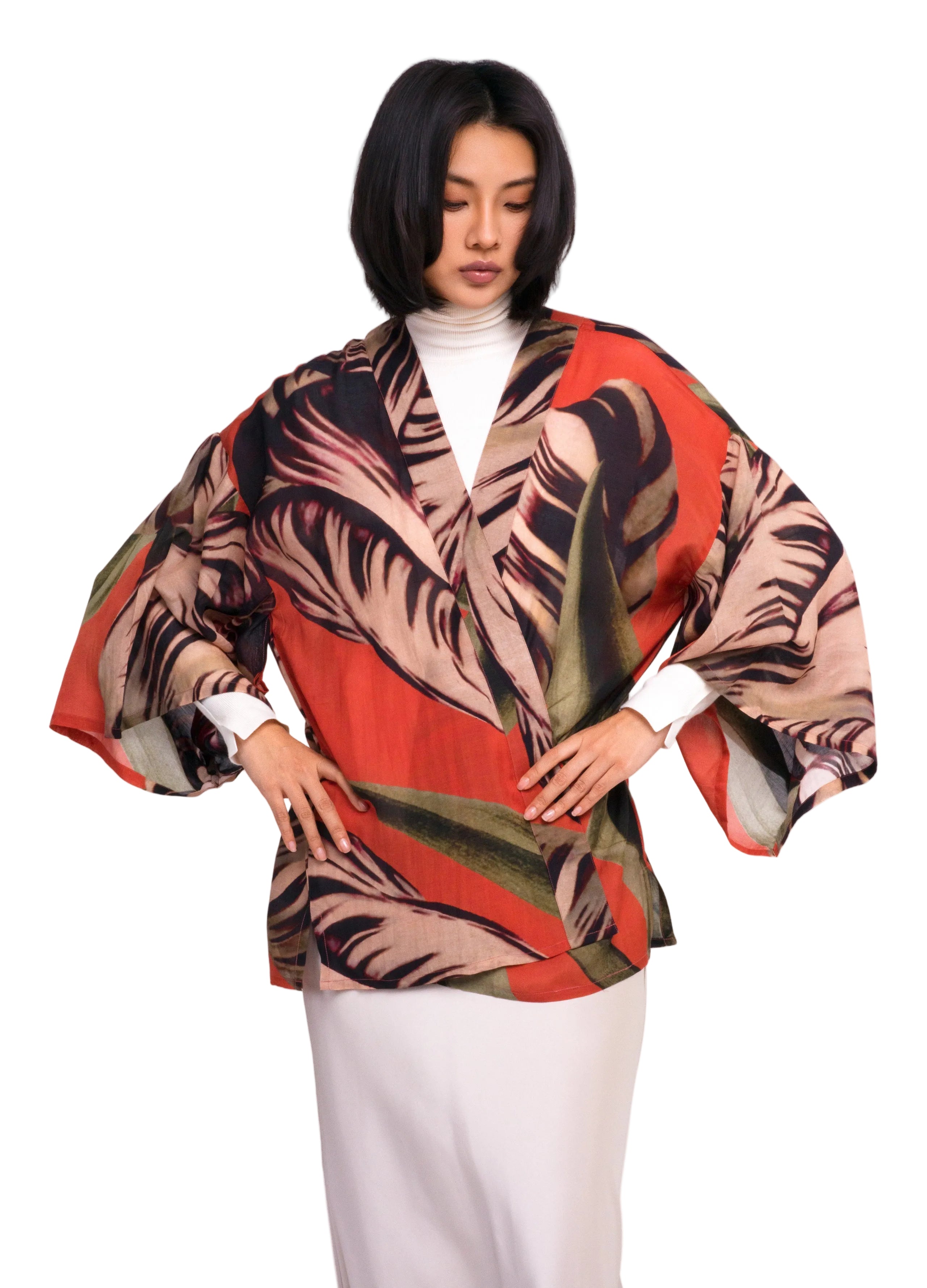 Tulip Short Kimono Jacket