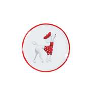 Christmas Dog Handmade Plate - Poodle