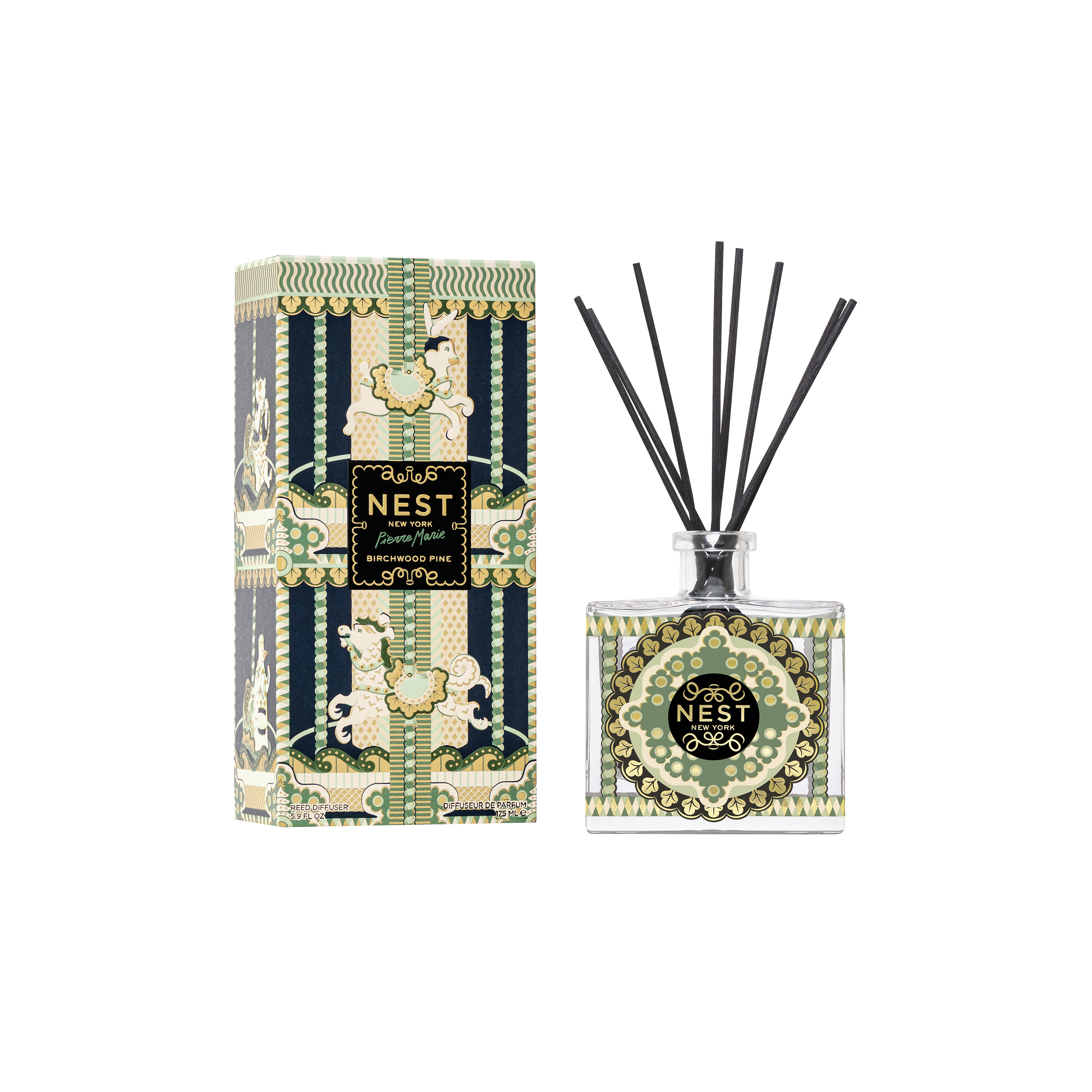 Birchwood Pine Pierre Marie Decorative Reed Diffuser 5.9 Fl Oz.