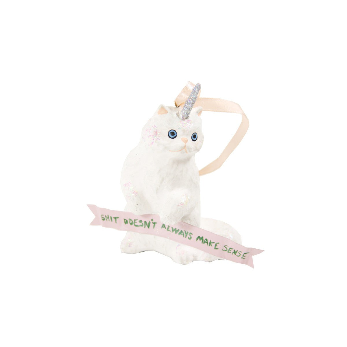 Magical Fantastical Unicorn Kitten Ornament