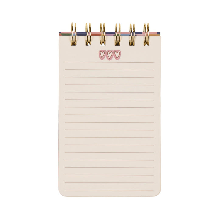A Dopo Hearts Twin Wire Notepad