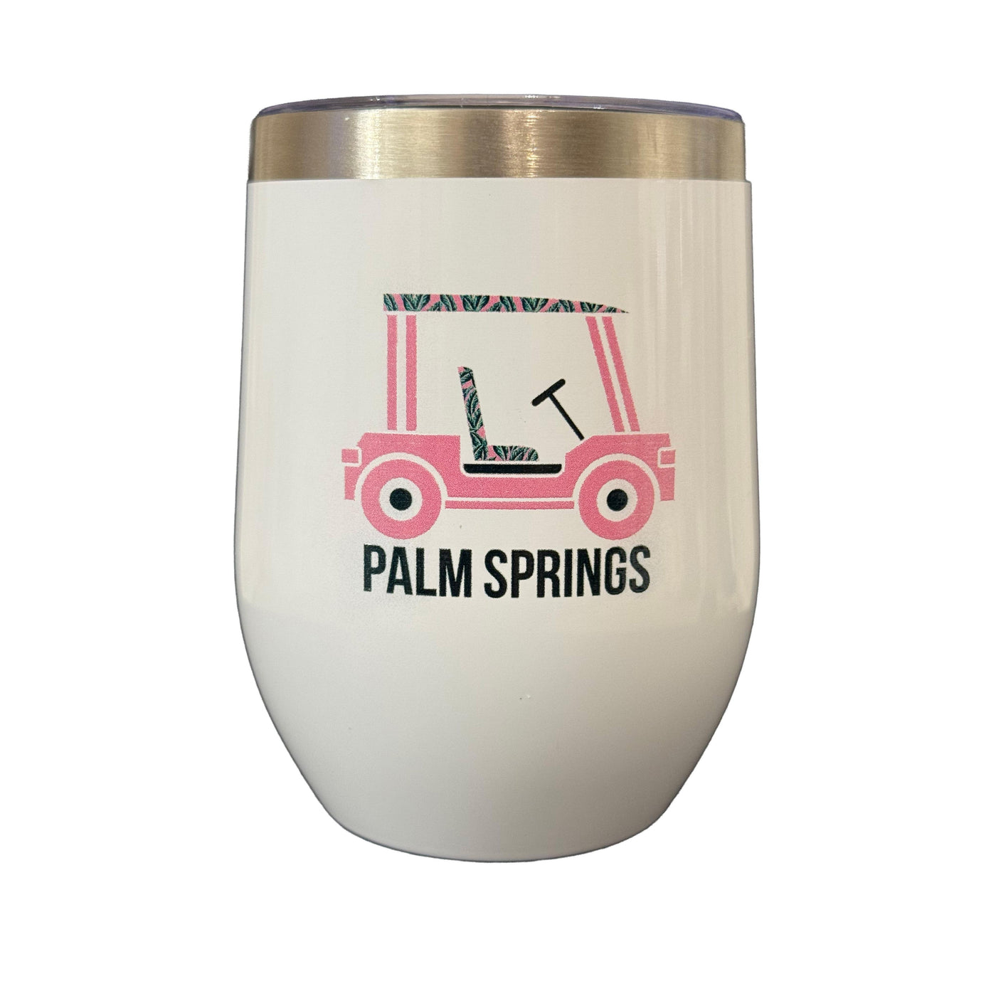 Palm Springs Golf Cart Insulated Beverage Tumbler