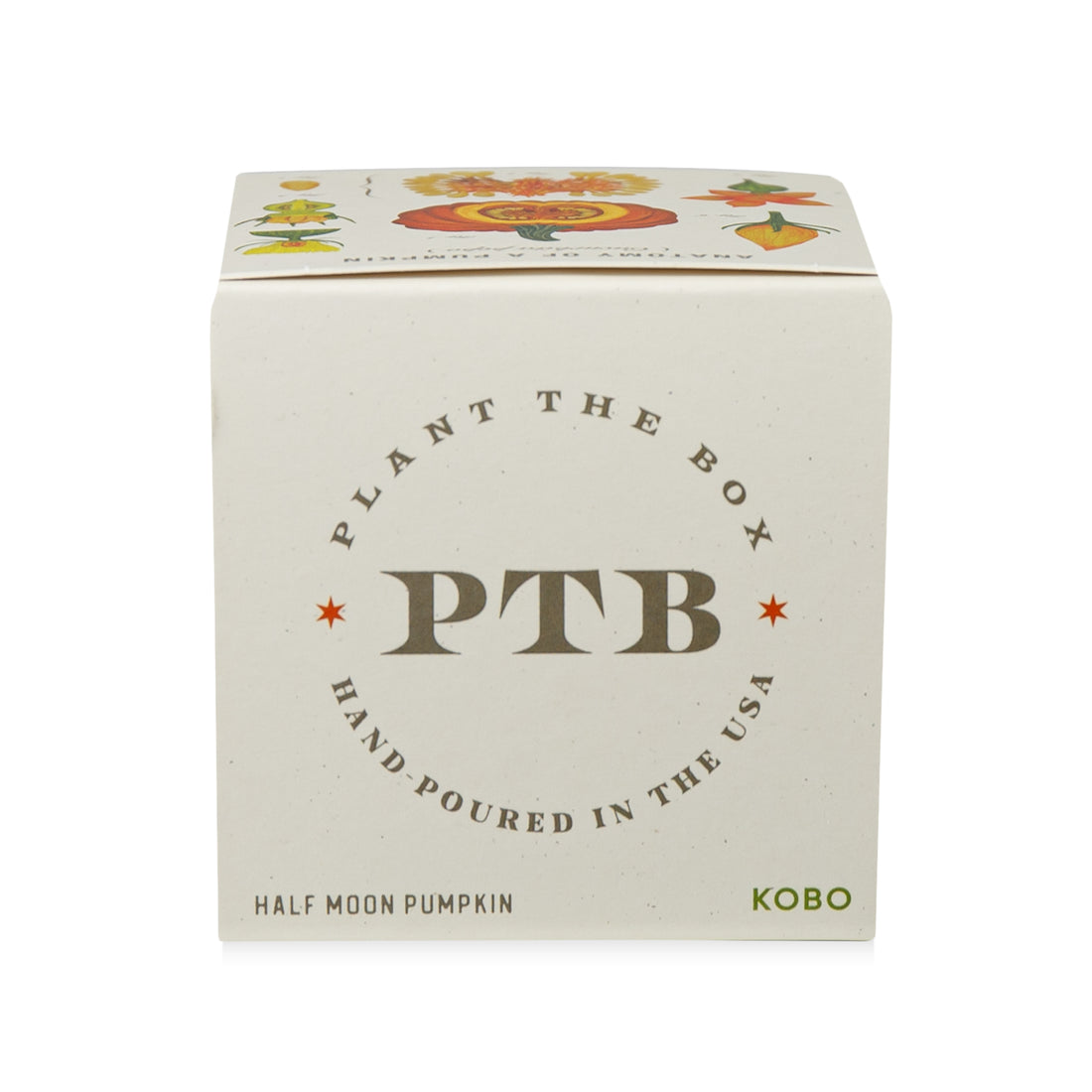 Half Moon Pumpkin Plant The Box Candle