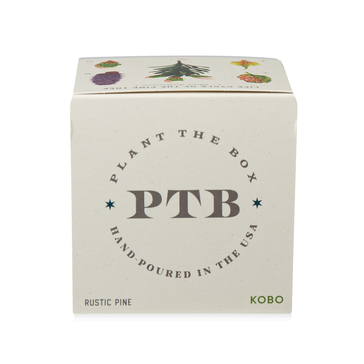 Rustic Pine Plant The Box Candle