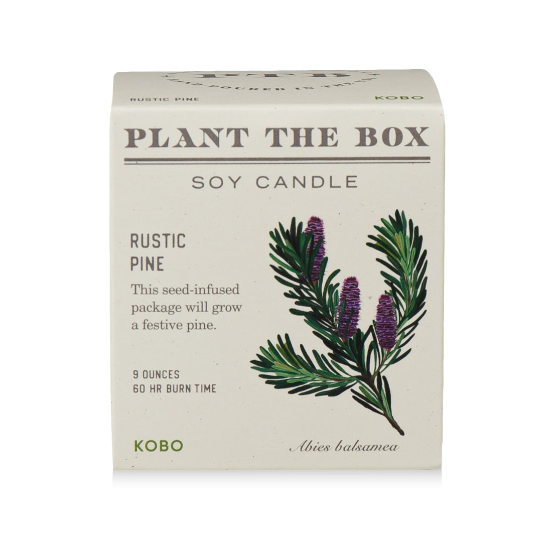 Rustic Pine Plant The Box Candle