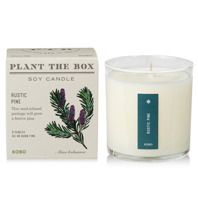 Rustic Pine Plant The Box Candle