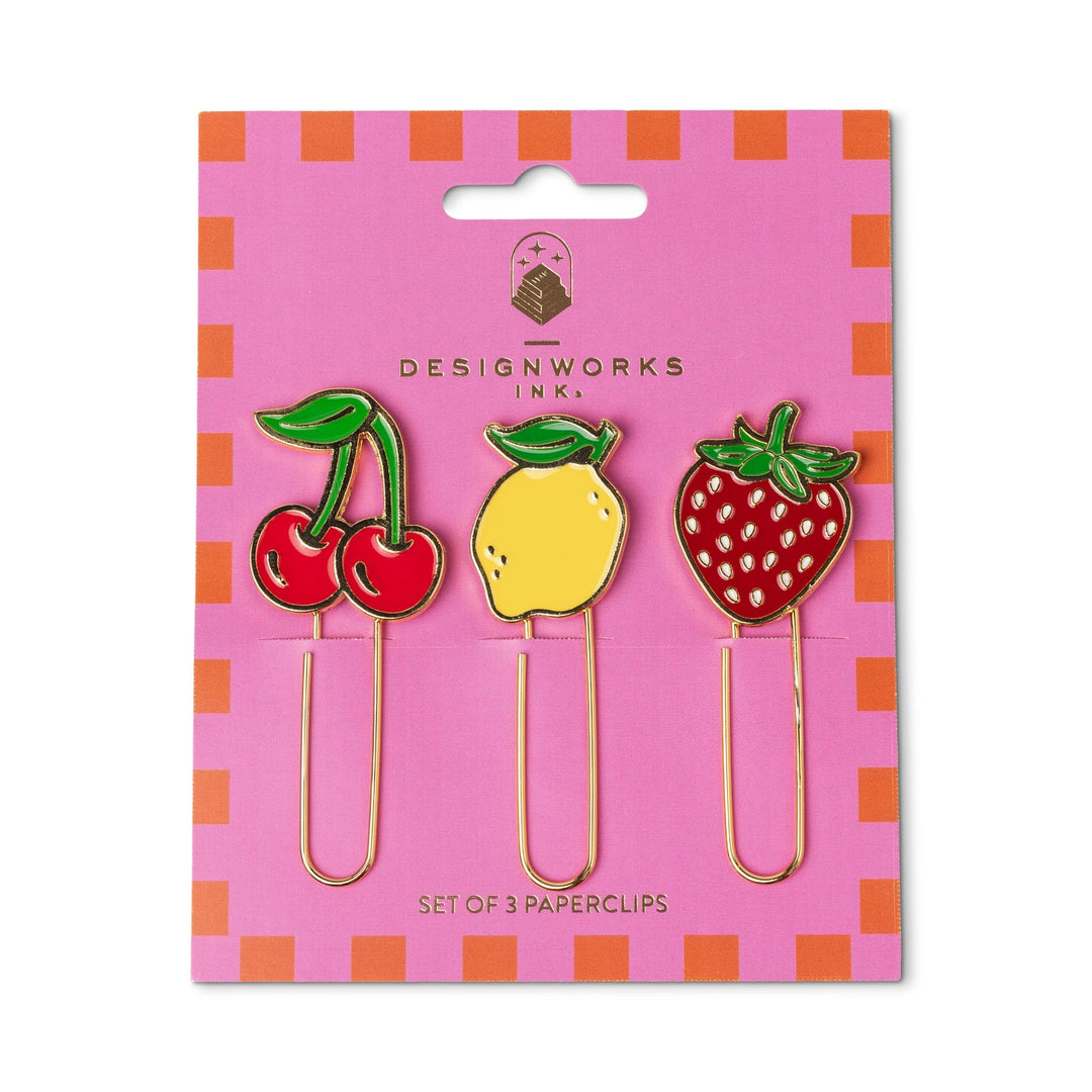 Fruit Paperclip Set