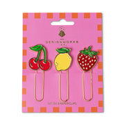 Fruit Paperclip Set
