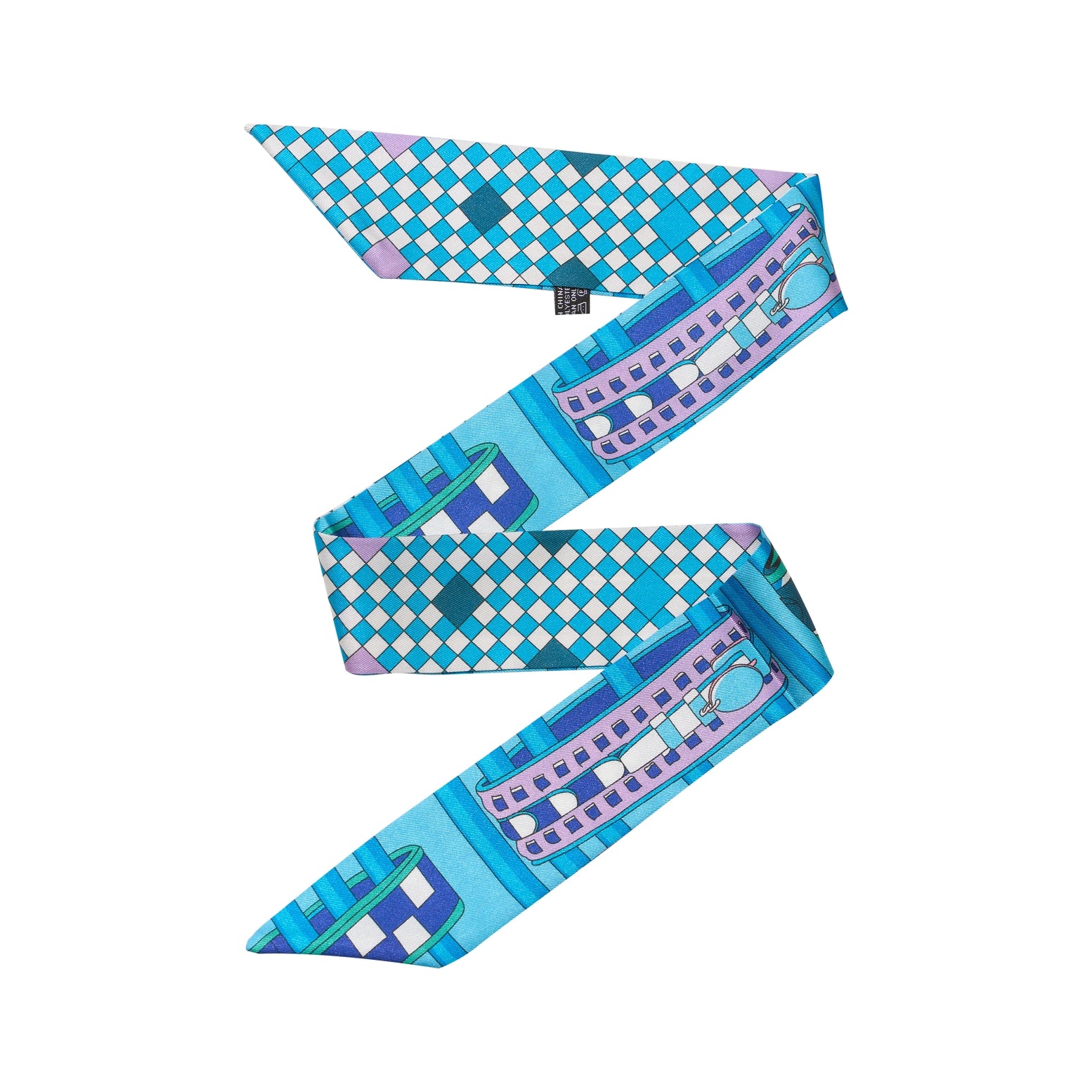 Paris Twilly Scarf Collection - Blue
