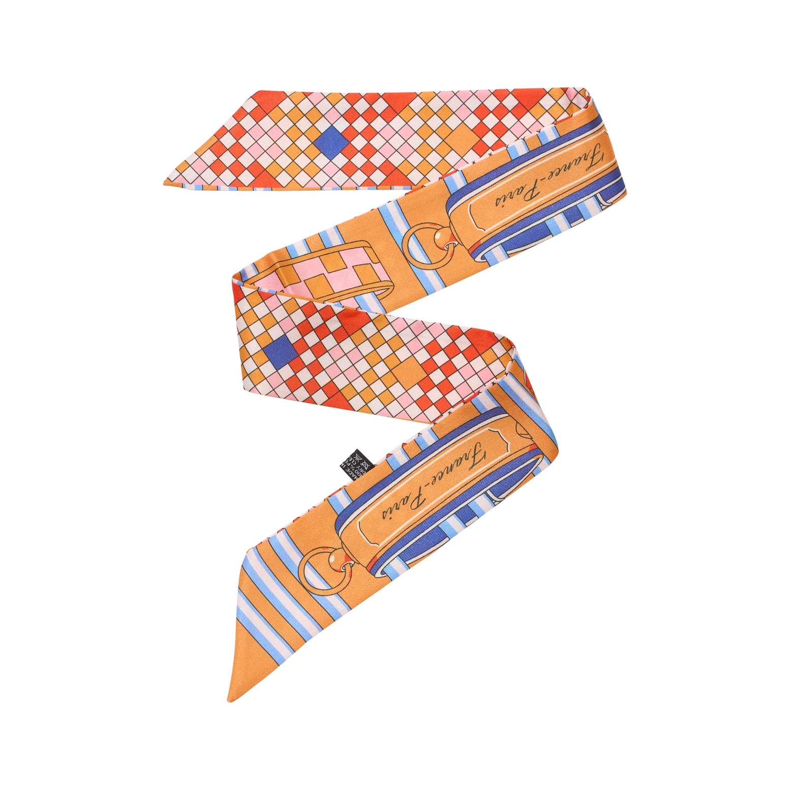 Paris Twilly Scarf Collection - Orange