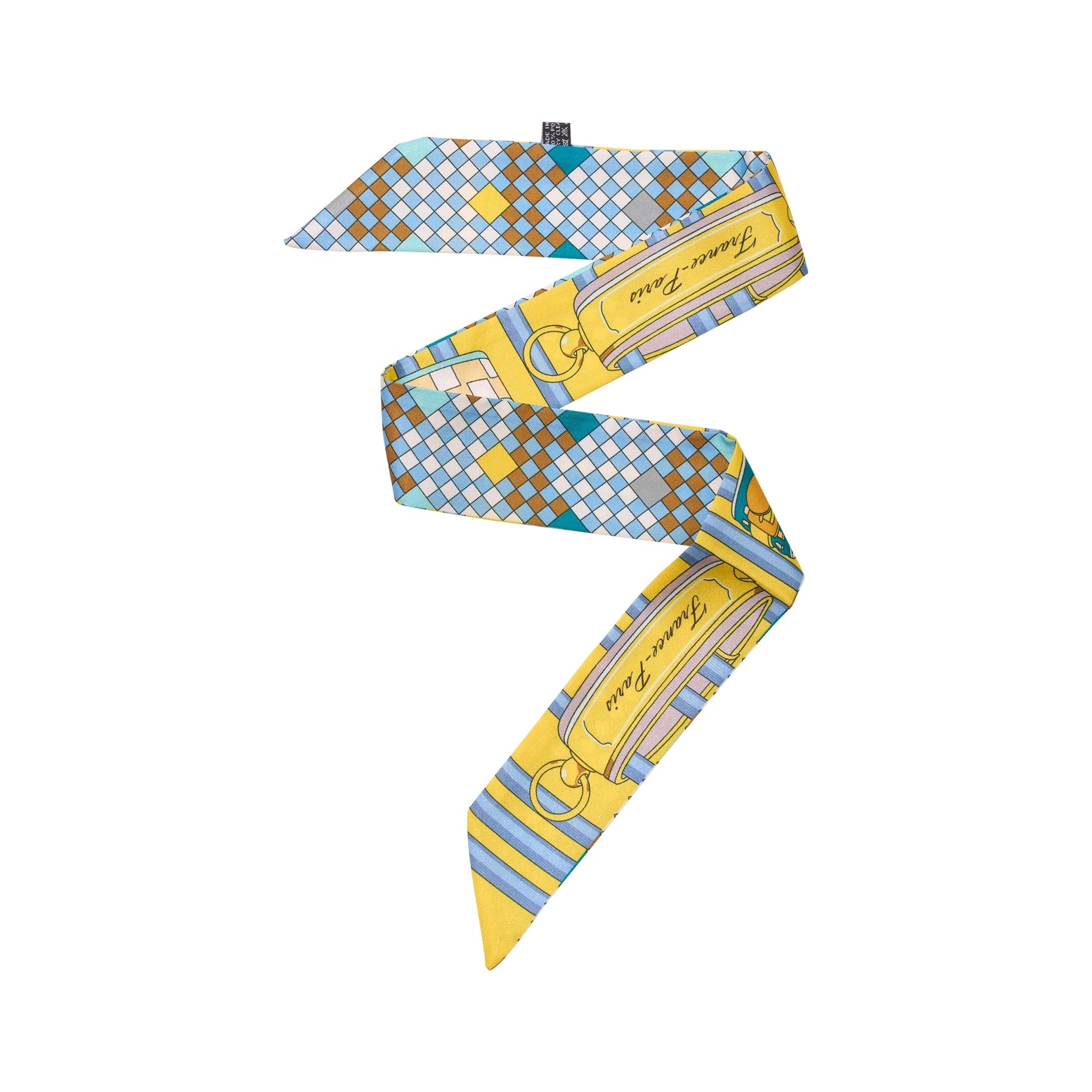 Paris Twilly Scarf Collection - Yellow