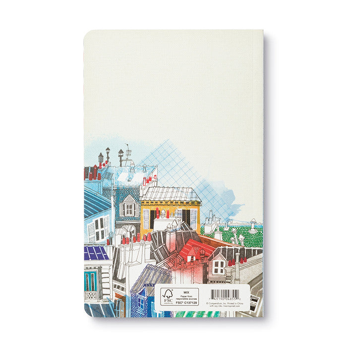 "Paris Is Always A Good Idea." —Audrey Hepburn Softcover Journal