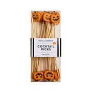 Halloween Cocktail Picks - Jack-O-Lantern