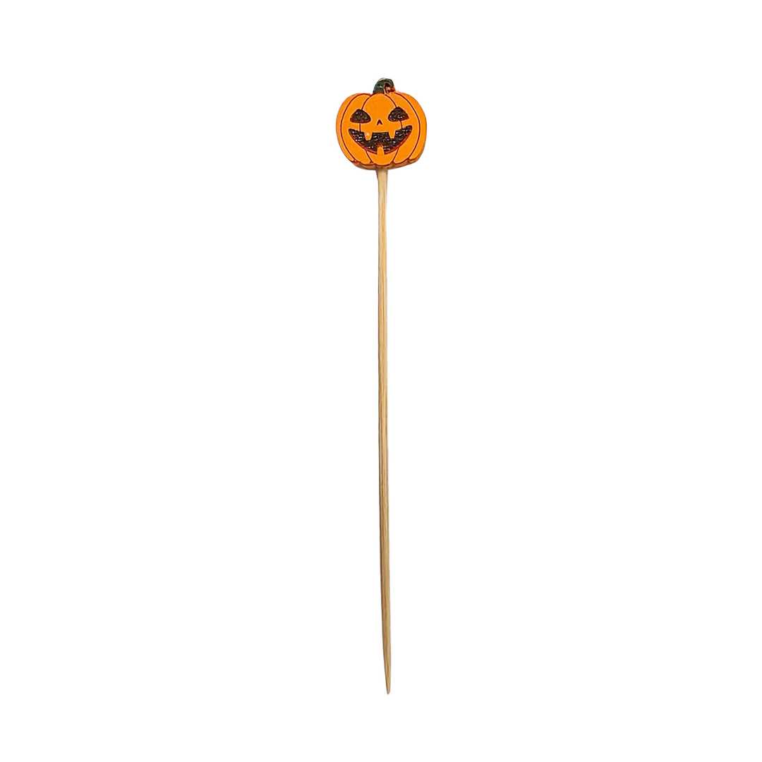 Halloween Cocktail Picks - Jack-O-Lantern