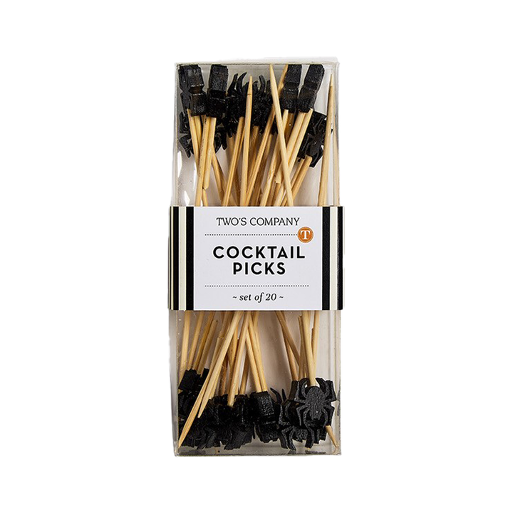Halloween Cocktail Picks - Spider