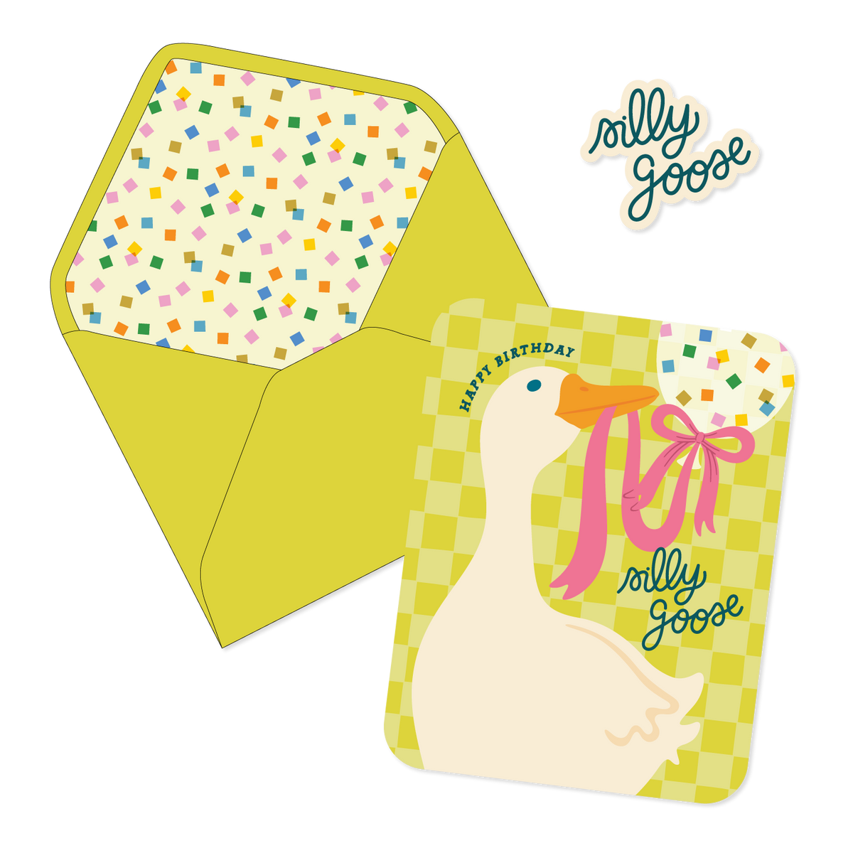 Silly Goose Birthday Card