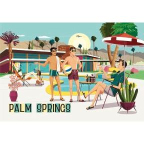 Sticker: Palm Springs Pool Boys - Just Fabulous Palm Springs