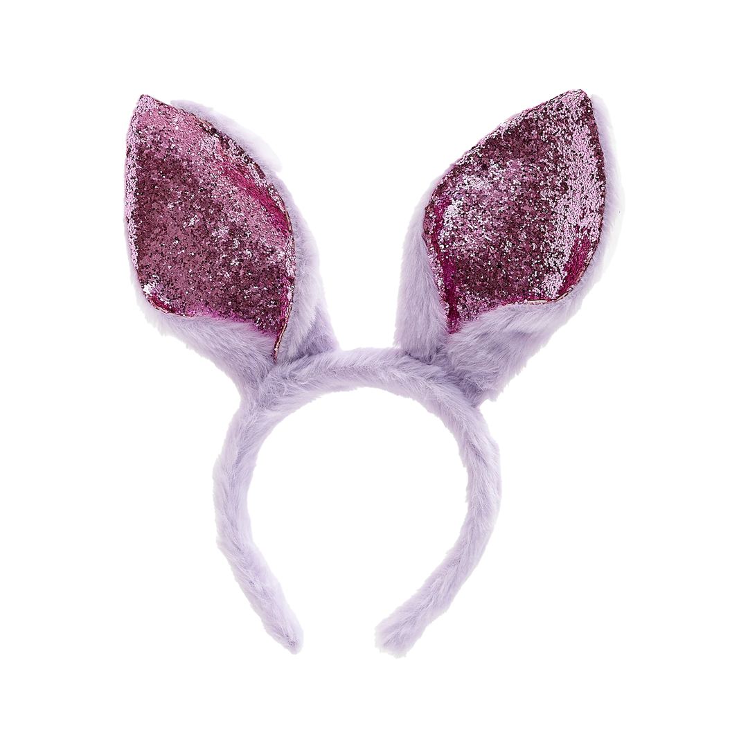 Sequin Bunny Ear Headband - Purple - Just Fabulous Palm Springs