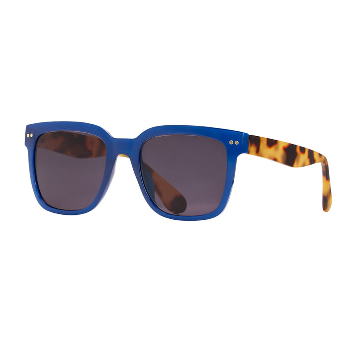 Reece Tinted Reading Sunglasses - Blue & Honey Tortoise