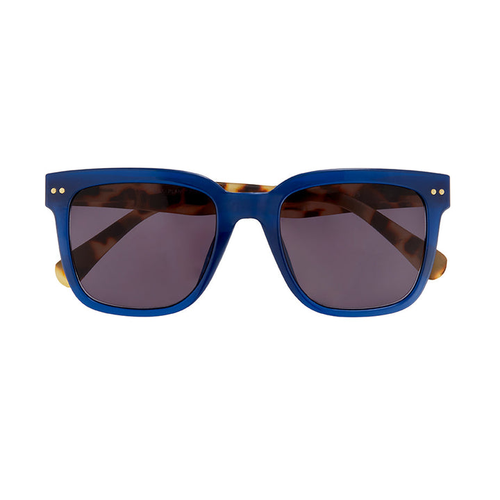 Reece Tinted Reading Sunglasses - Blue & Honey Tortoise