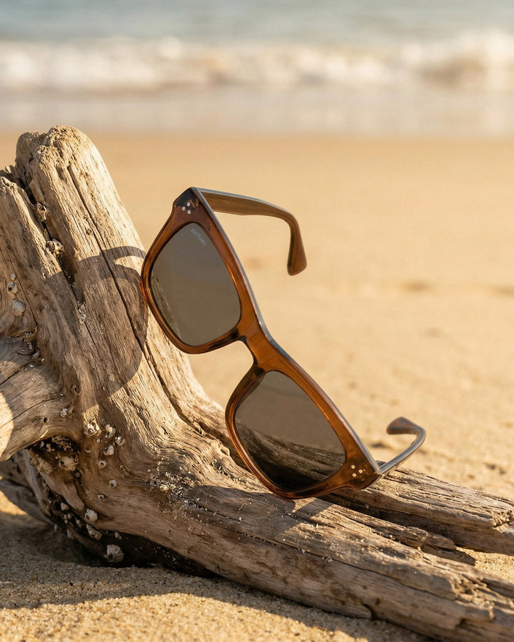Rincon Polarized Sunglasses - Crystal Brown