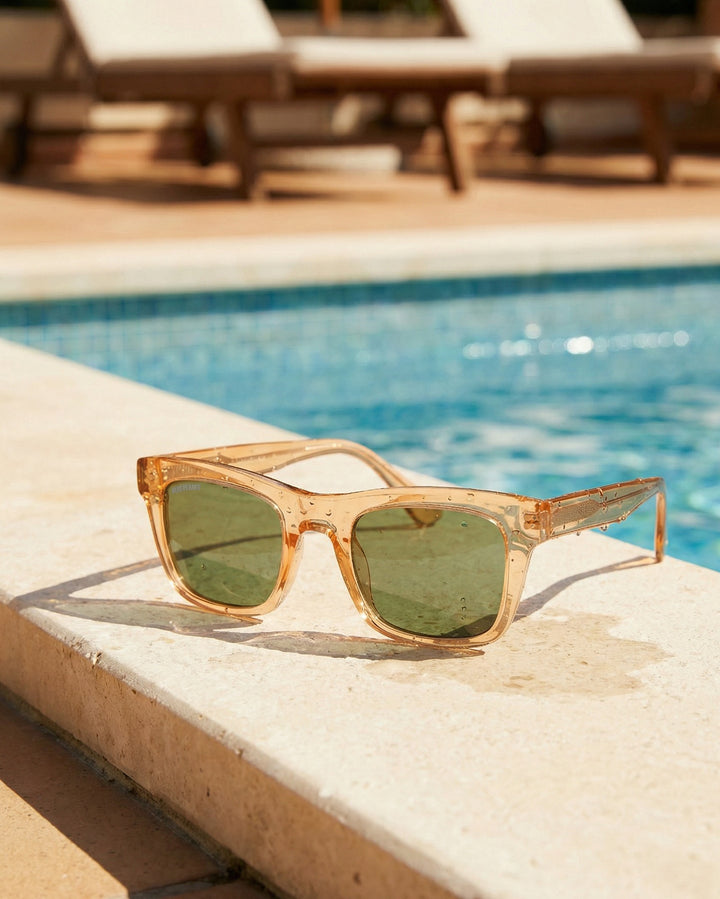 Rincon Polarized Sunglasses - Crystal Light Brown