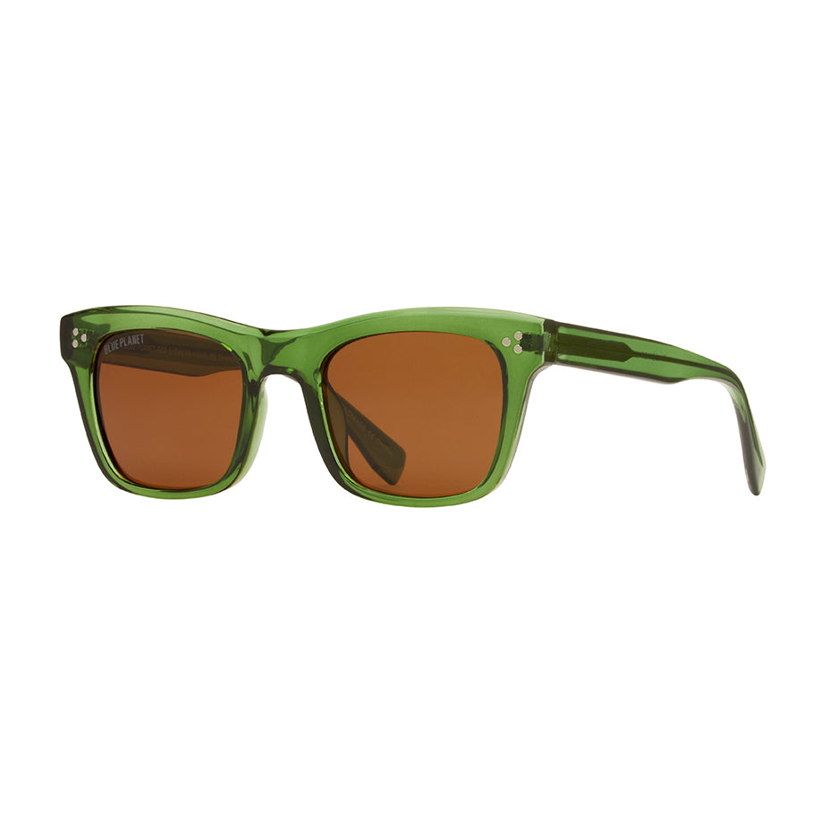 Rincon Polarized Sunglasses - Crystal Green