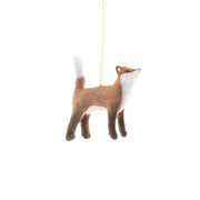 Cotton Fox Ornament