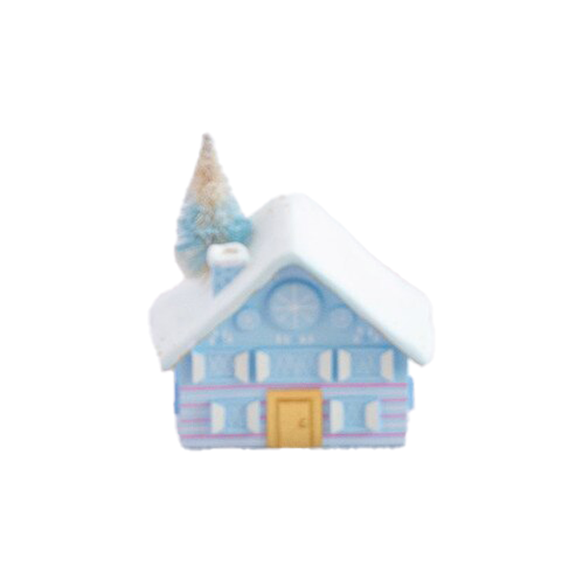 Rainbow Chalet Tabletop Decor - Light Blue
