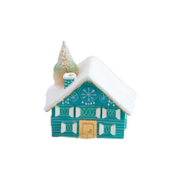 Rainbow Chalet Tabletop Decor - Teal