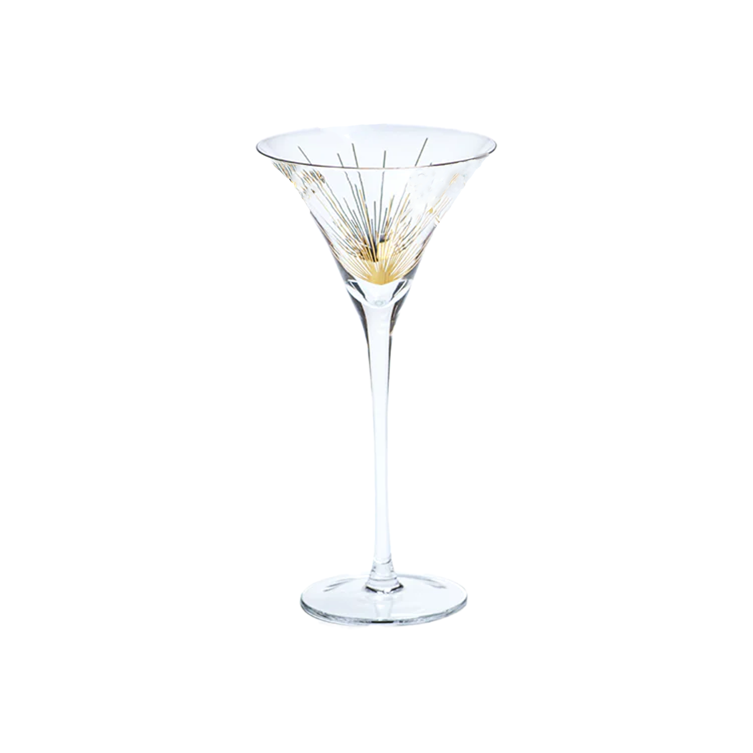 Celebration Martini Glass - Rays