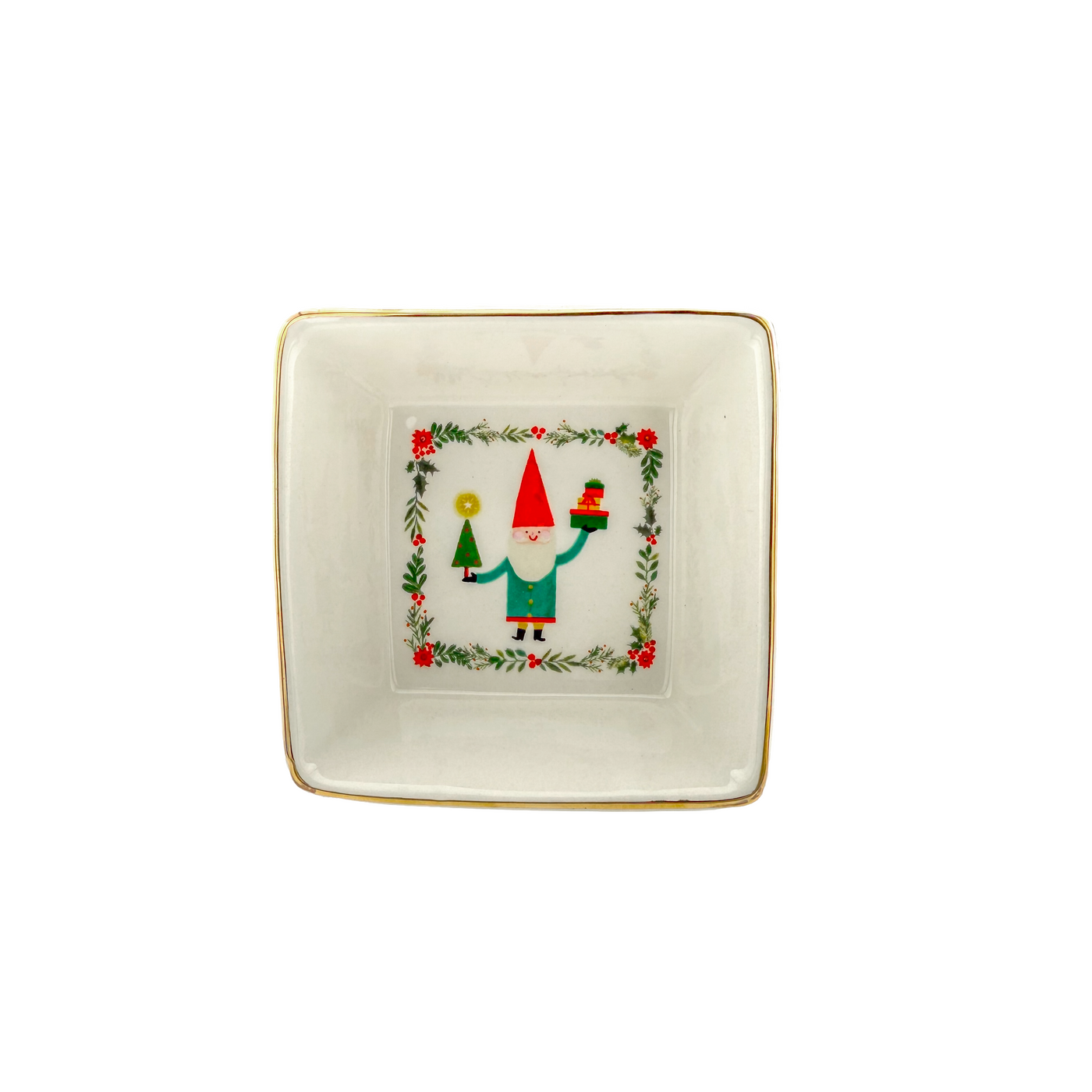 Gnome Square Bowl - Red Hat