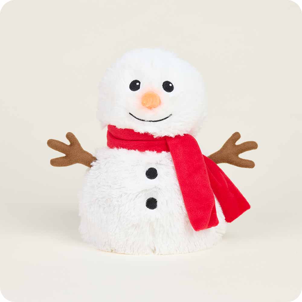 Red Scarf Snowman 11" Warmies Plush