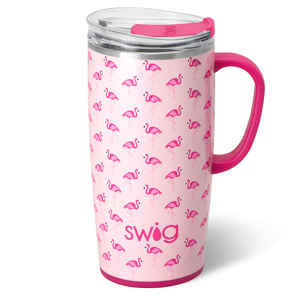 Flamingo 22oz Travel Mug